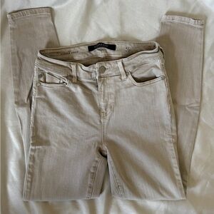 Cream Colored Skinny Jeans | Liverpool Jean Company Skinny Jeans | WORN ONCE